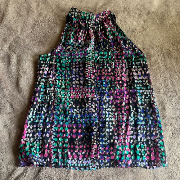 Kate Spade Multicolored Dot Blouse with Bow - Picture 4 of 6